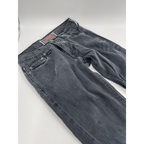Levi's 511 30x32 Black Jeans Stretch Denim Skinny Fit Pants‎ Y2K R Only Red Tab - Picture 10 of 16